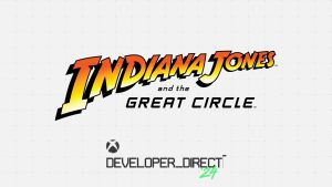Indiana Jones i Wielki Krąg na prezentacji Developer Direct 2024 – plansza tytułowa